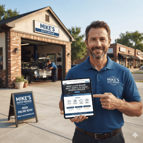 Best Auto Repair Website Builder Simple and Cheap