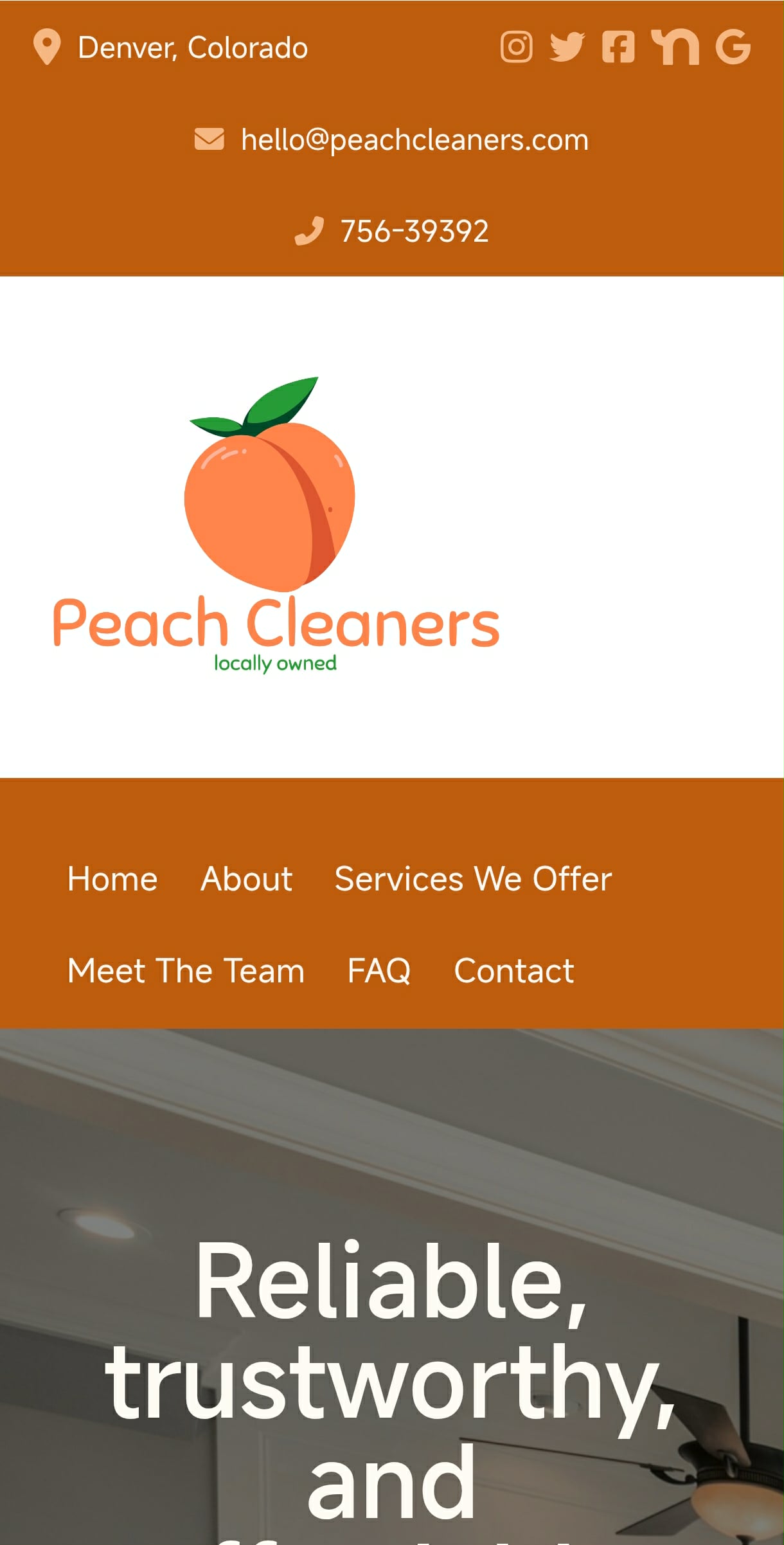 Peach Cleaners